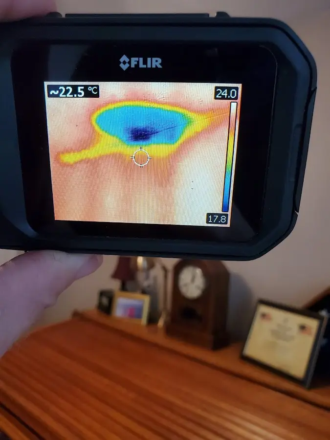 Thermal imaging inspection for water damage in Oakwood